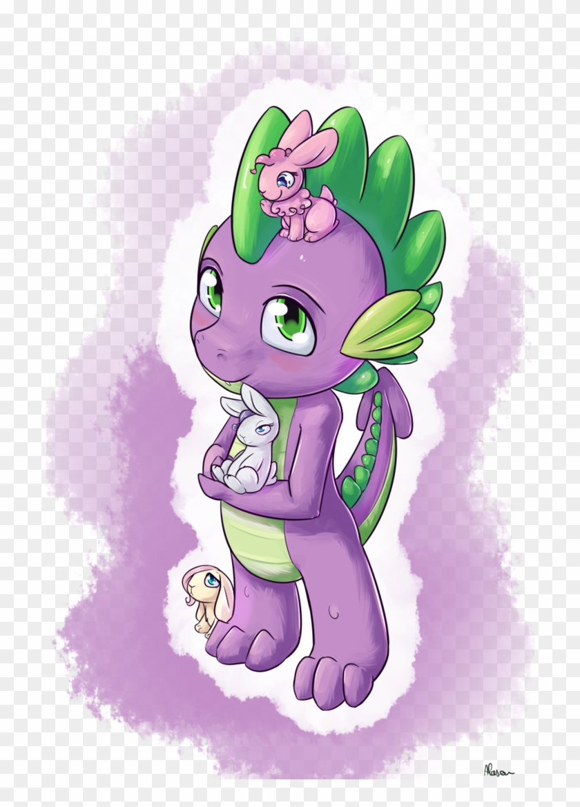 Spike The Bunny Hoarder By Alasou Clipart