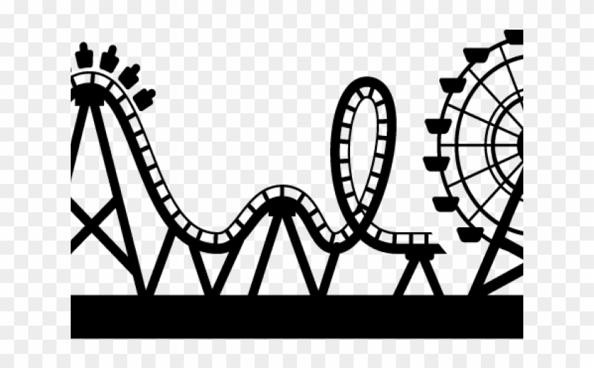 Ride Clipart Roller Coaster - Png Download #818119