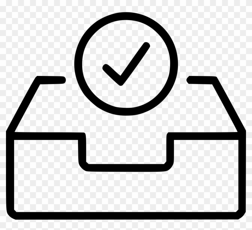 Mail Box Mailbox Inbox Email Check Aprove Sent Received - Check Inbox Png Clipart