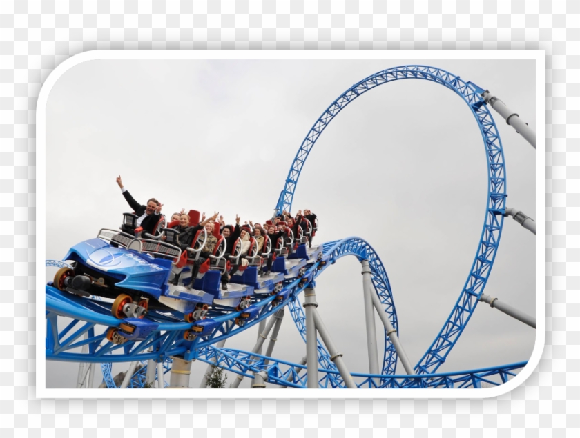 Rollercoaster Video Zoom - Europa Park Blue Fire Clipart #818320