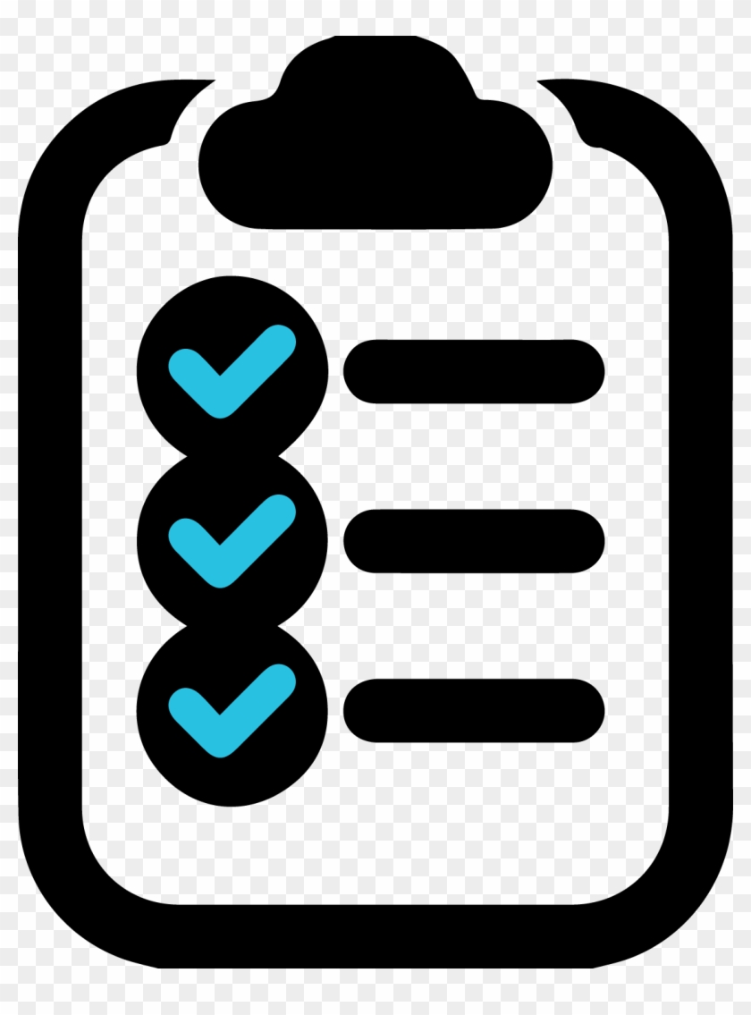 Qaulification Check Icon - Transparent Background Checklist Icon Png Clipart