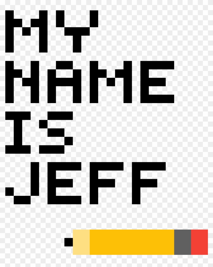 My Name Is Jeff - Game Over Pixel Png Clipart