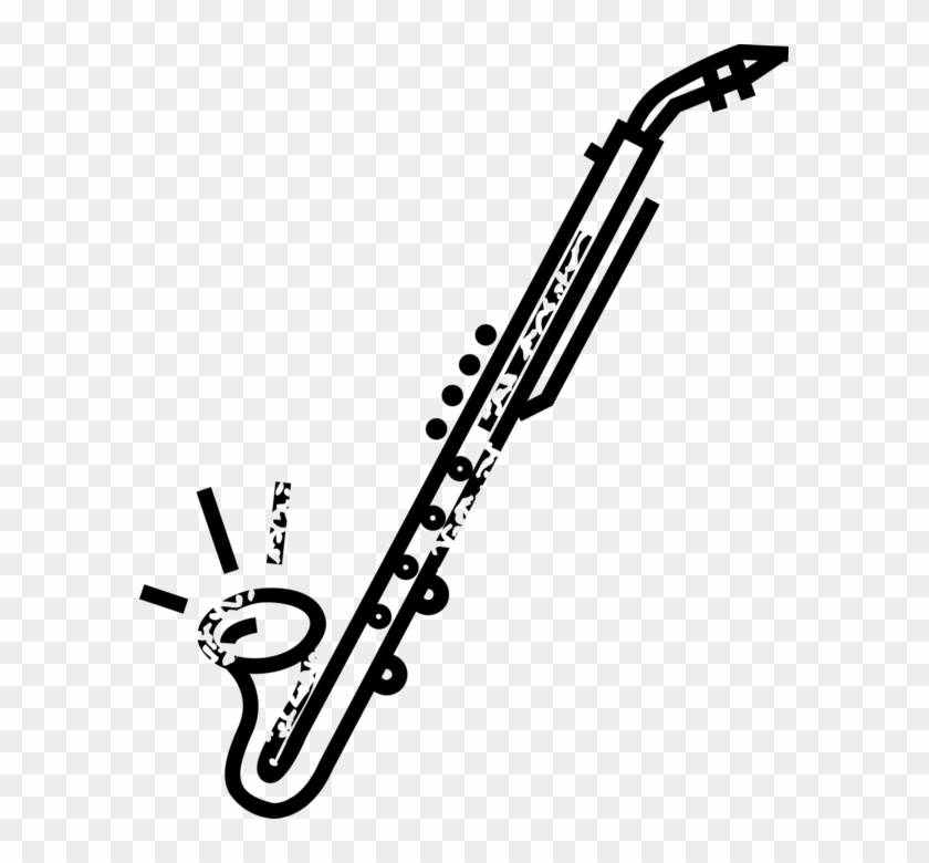 Bass Clarinet Clip Art Library Huge Freebie - Bass Clarinet Clip Art - Png Download