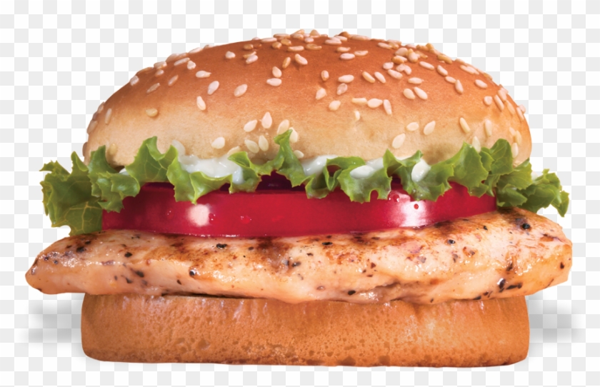 Chicken Burger - Grilled Chicken Fillet Burger Clipart #820083