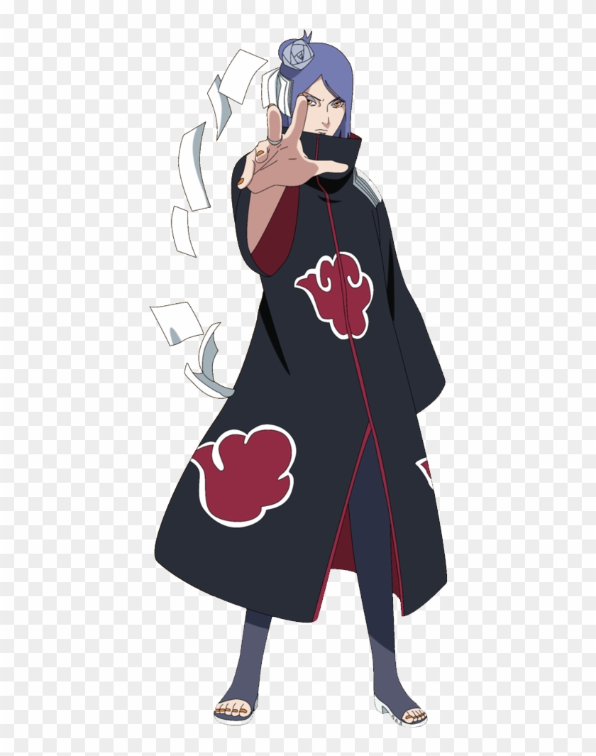 Akatsuki Drawing Clan - Konan Akatsuki Clipart