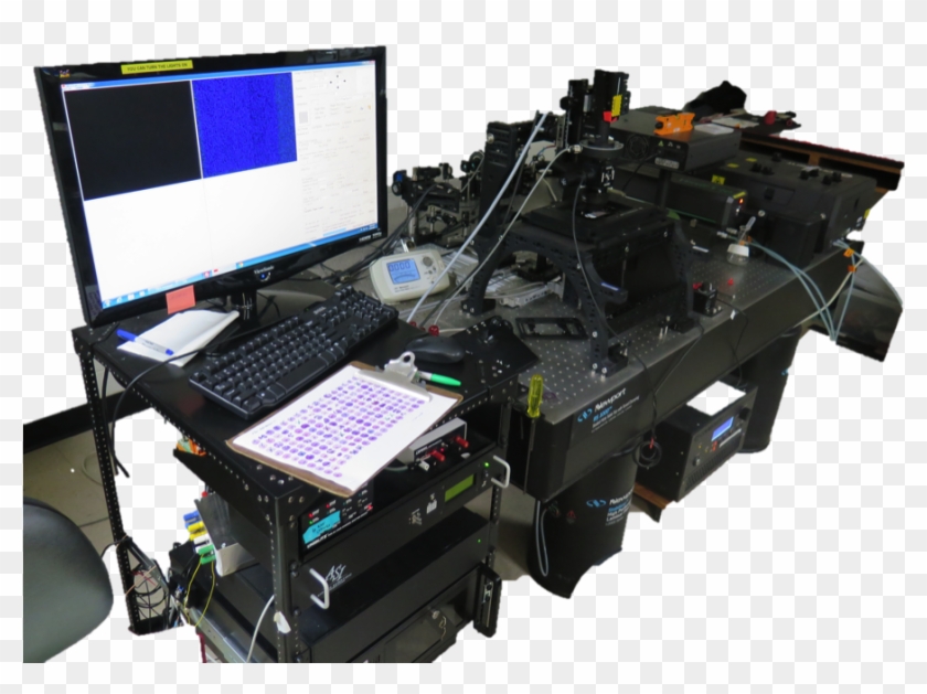 Compact Automated Multiphoton Microscope Clipart #820403