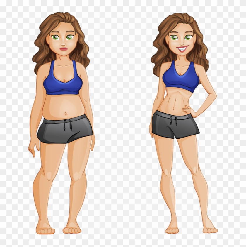 Lose Weight Png High-quality Image - Apple Cider Vinegar Transformation Clipart #820642