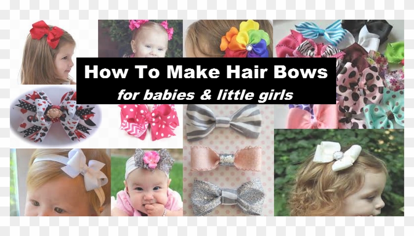 How To Make Hair Bows - Girl Clipart