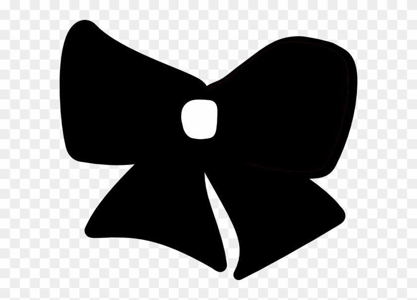 Black Hair Bow Clip Art - Png Download #820823