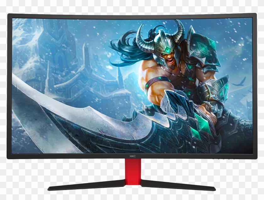Hkc G27 27" Led Curved Widescreen Black & Red 144hz - Hkc 27 Inch 144hz Clipart #820825