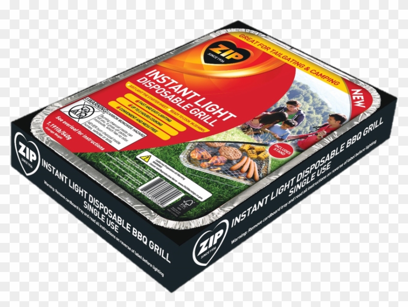 Zip Instant Light Disposable Grill - Pepperoni Clipart