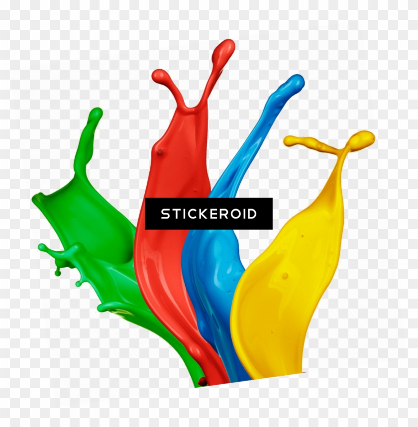 Paint Splatter Large Footer Clipart #821397