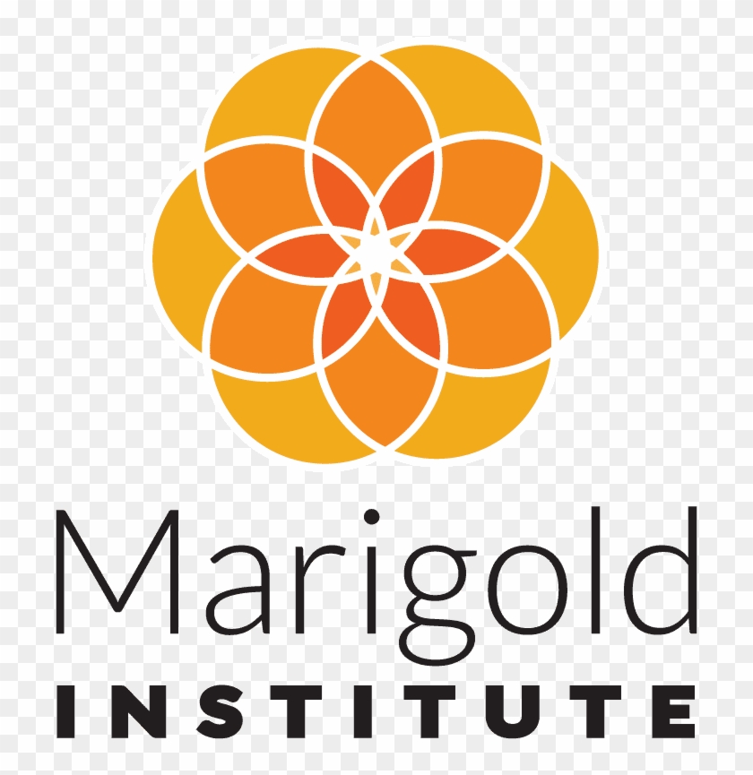 Marigold Institute Logo1 Blackbird, Marigold, - Stencil Clipart