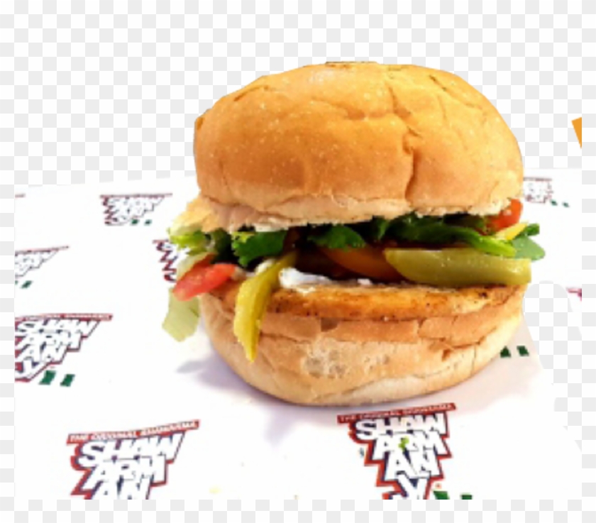 Chicken Burger Manji - Fast Food Clipart #821790