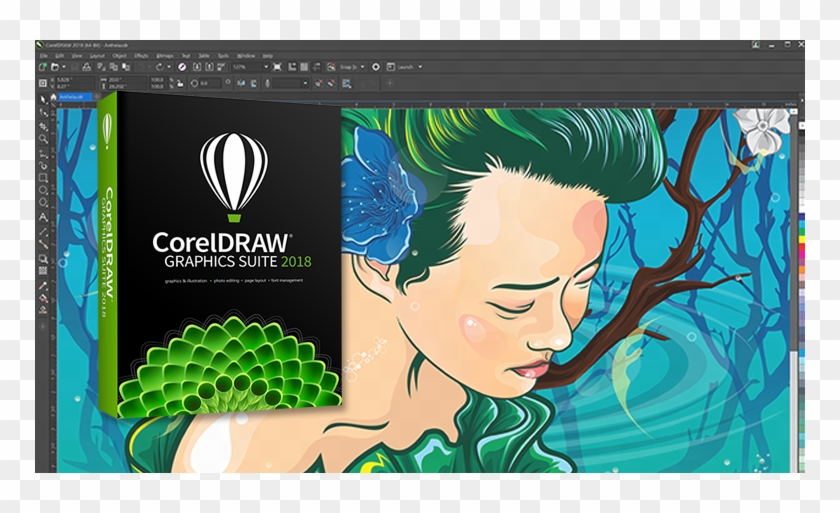 Coreldraw 2018 Header - Coreldraw X8 Graphics Suite 2018 Clipart