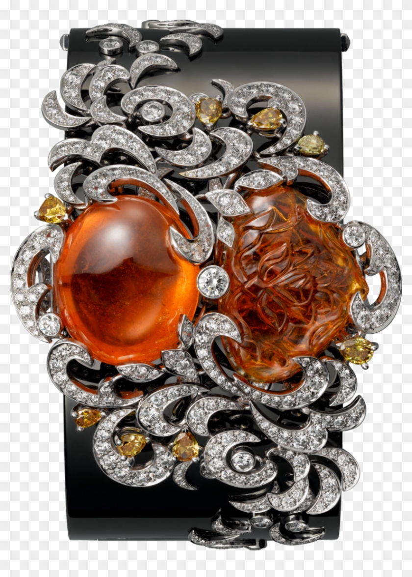Cartier High Jewelry Secret Hour Watch Medium Model - Crystal Clipart #821947