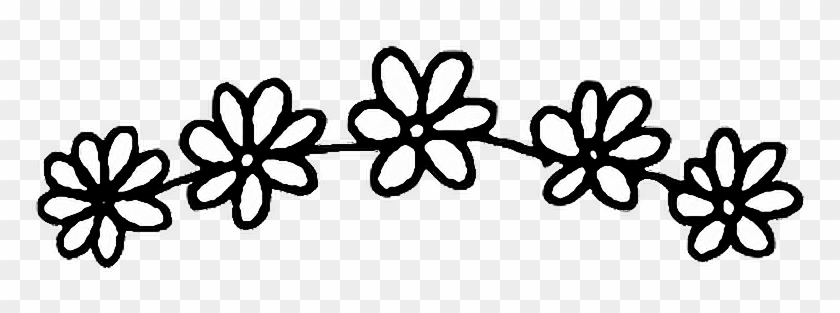 Summer Background With Marigold Flowers - Black And White Transparent Clipart