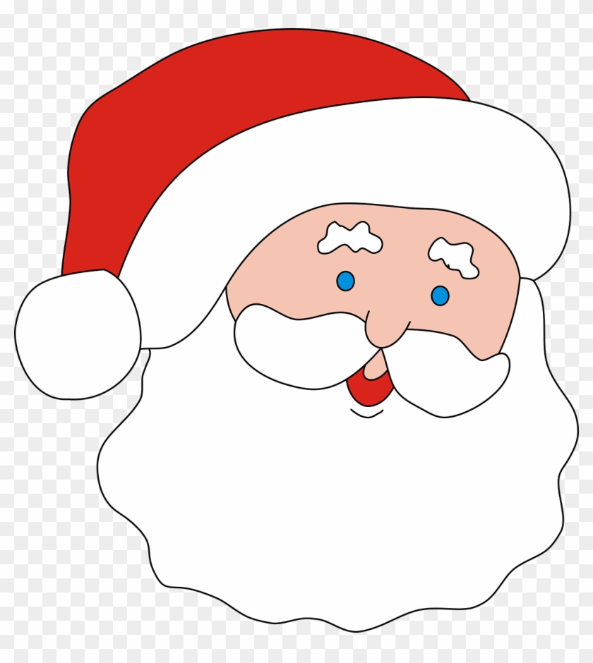 Nicholas Holy Santa Claus Cap Face The Head Of The Funny Santa