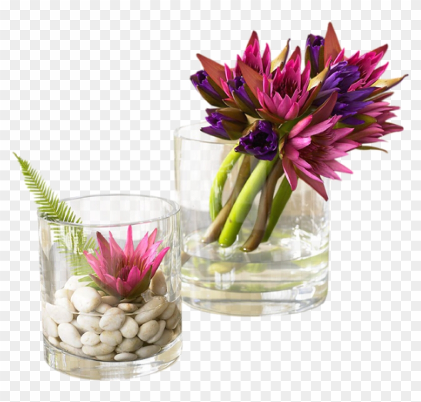 Free Png Download Flower Decorations Png Images Background - Floreros De Vidrio Para Centro De Mesa Clipart #822502