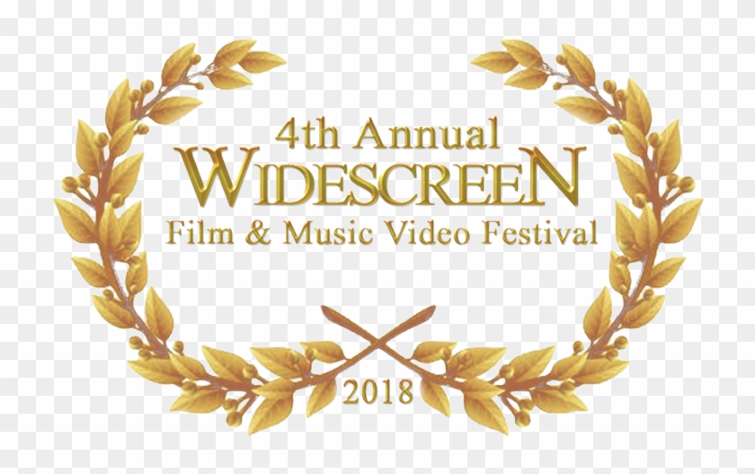 4th Annual Widescreen Film Festival - Gold Laurel Wreath Clipart #822571