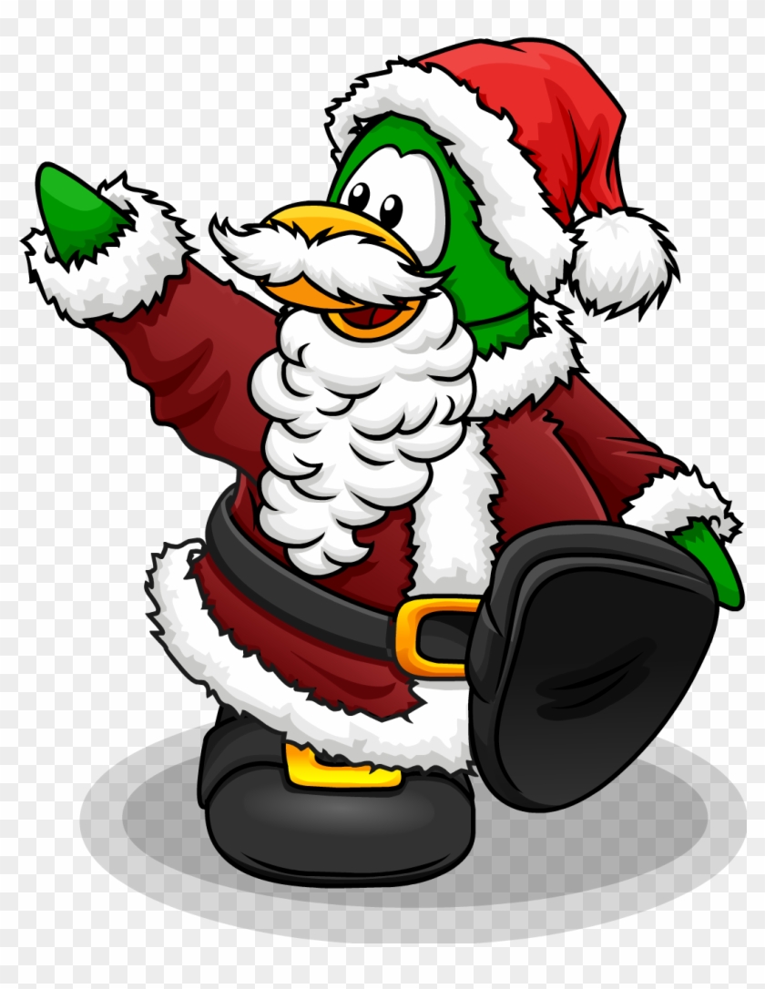 Png Freeuse Stock Beard Clipart Santa Claus - Club Penguin Santa Png Transparent Png #822652