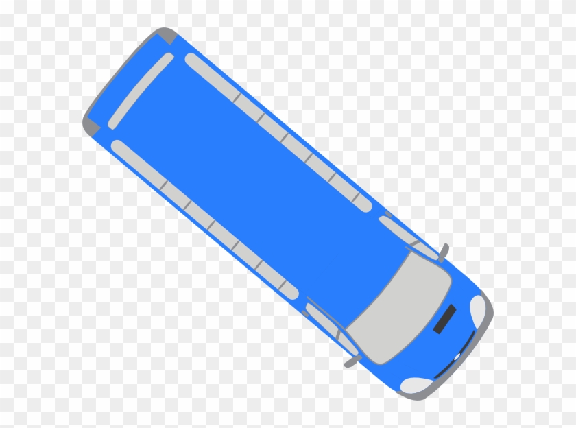 Small - Bus Icon Top View Png Clipart #822765