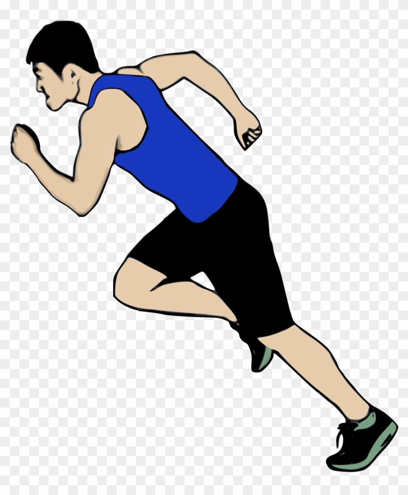 2148 X 2400 2 - Clip Art Man Running - Png Download #823632