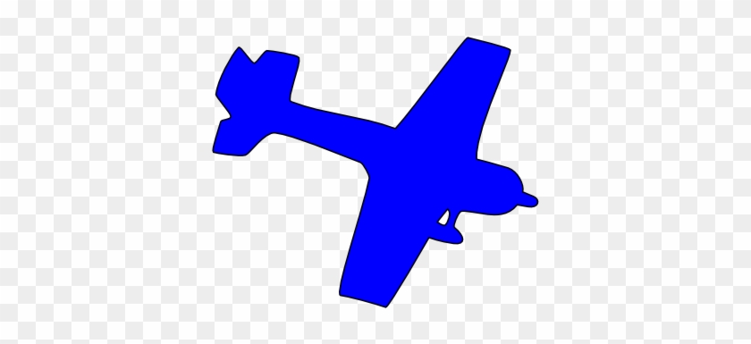 Blue Plane Svg Clip Arts 600 X 600 Px - Png Download