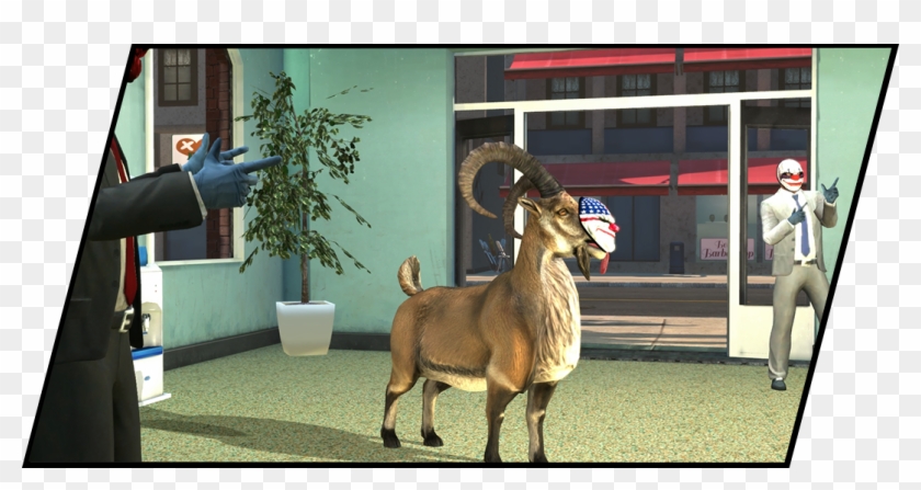 There Are Many Hidden Items In Goat Simulator, And - Goat Simulator Payday Goats Clipart
