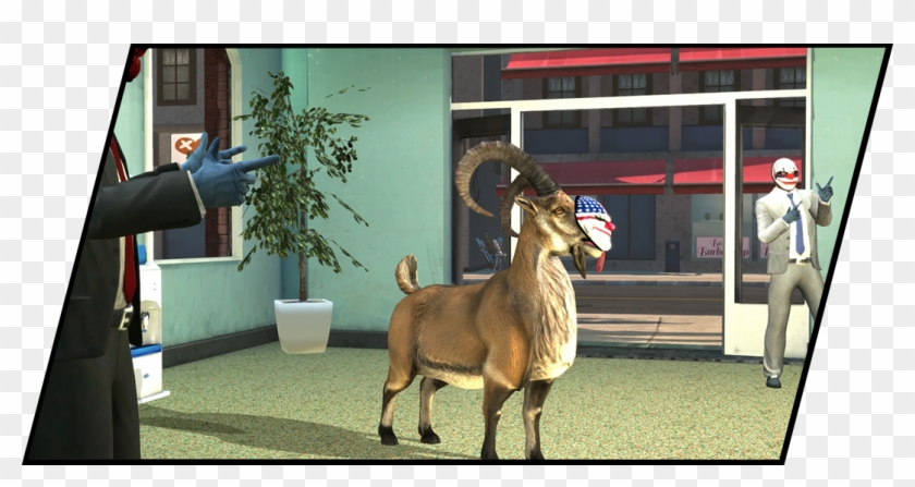 There Are Many Hidden Items In Goat Simulator, And - Goat Simulator Payday Goats Clipart #823791