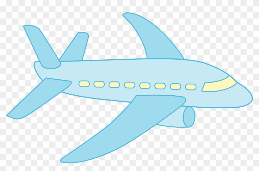 Plane Clipart Blue Angel - Pink Airplane Clip Art - Png Download