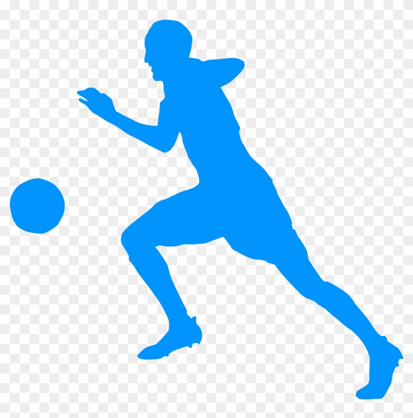 Silhouette Football 03 Icons Png - Football Player Png Icon Clipart