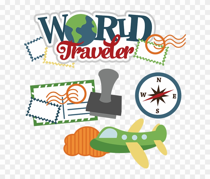 World Traveler Svg Vacation Svg File Traveling Svg - World Travel Travel Clip Art - Png Download