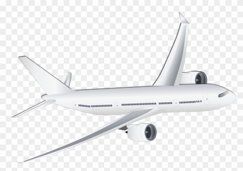 How To Set Use Plane Clipart , Png Download - White Aeroplane Transparent Png #824385