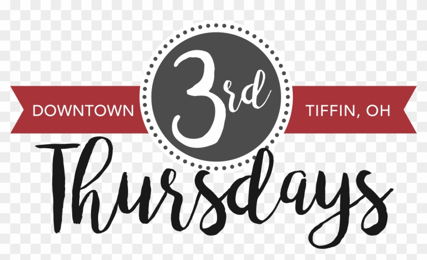 Downtown Tiffin Third Thursday - Calligraphy Clipart #824595