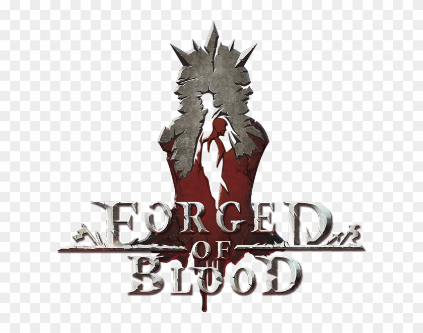Forged Of Blood Logo Fulltext - Illustration Clipart