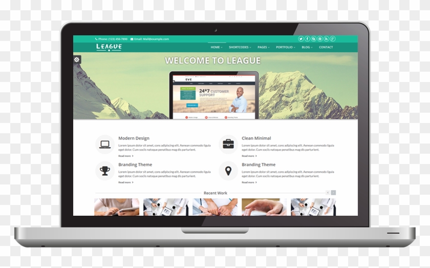 Laptop-lg - Tablet Computer Clipart