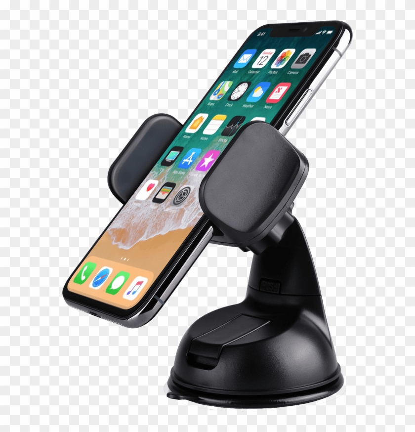 Lax Premium Cradle Suction Cup Car Mount - Mobile Phone Clipart #825843