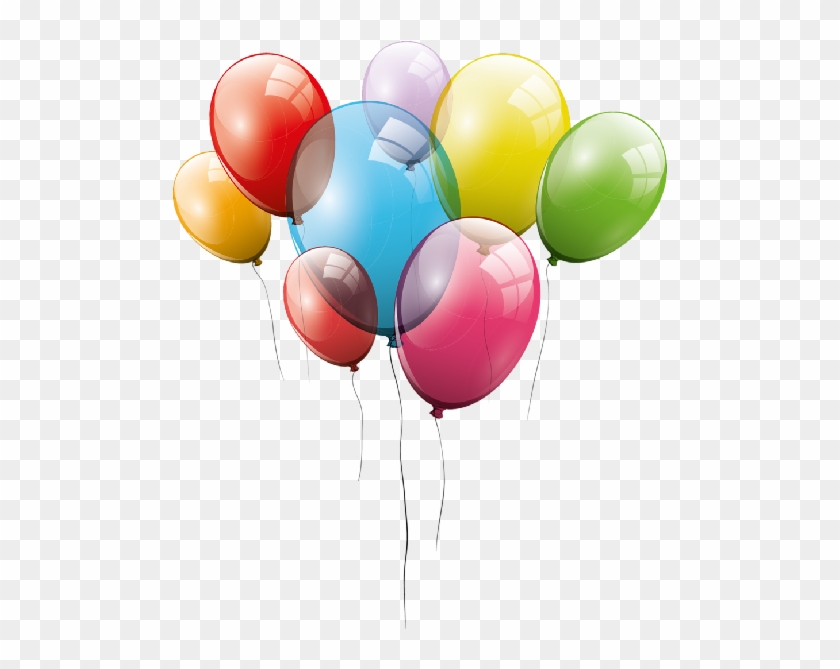 Backgrounds For Birthday Balloons Transparent Background - Воздушные Шары На Прозрачном Фоне Clipart #825871