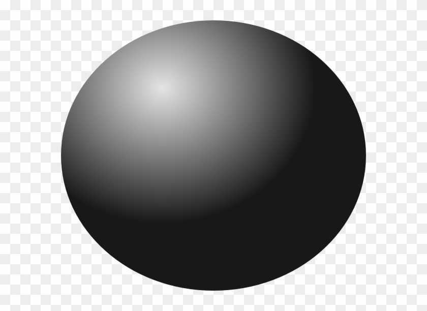 600 X 532 3 - Black Ball Png Clipart #825902
