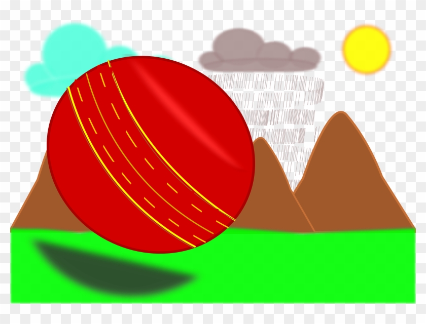 Free Sphere In Scenery Free Cricket Ball Icon - Clip Art - Png Download #826002