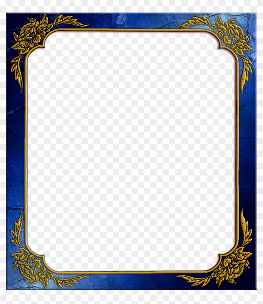Blue Photo Frame With Corner Resolution - Bengali Happy New Year 2019 Clipart