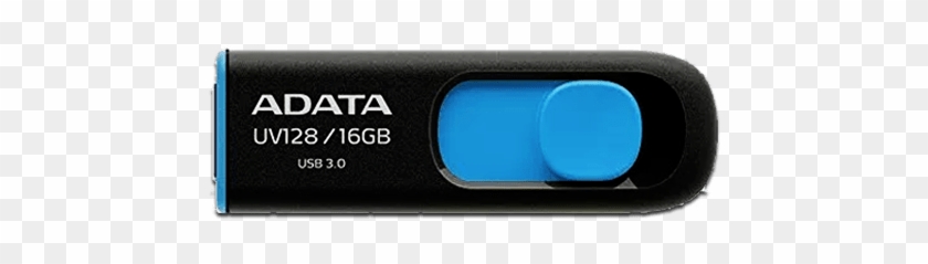 Adata Usb Flash Drive, 16gb, Uv128 - Adata Usb Flash Drive Png Clipart #826115