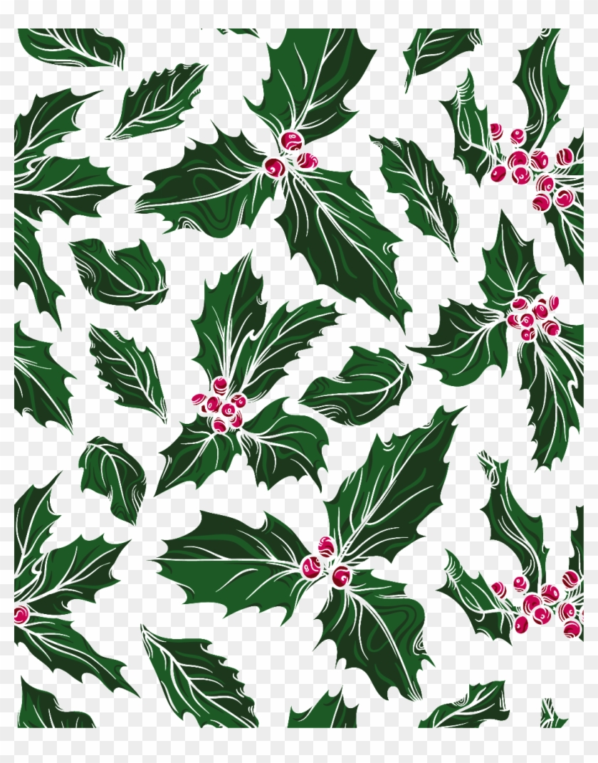 White Background Christmas Flower Background - Illustration Clipart #826194