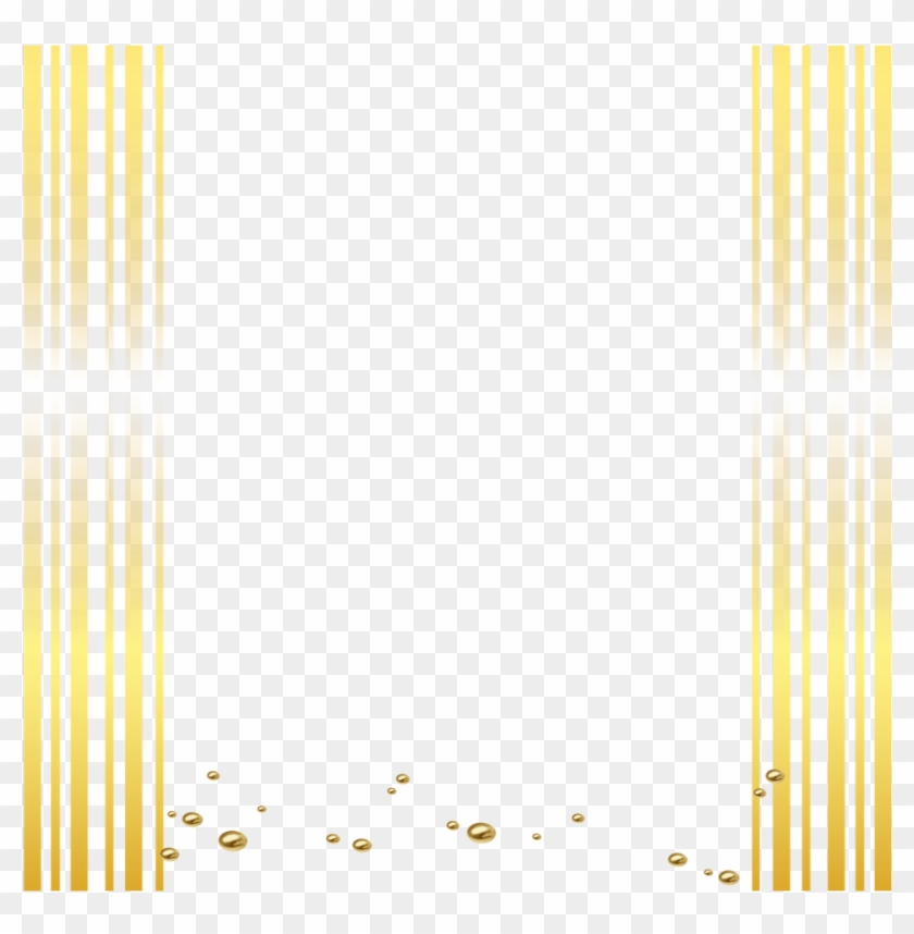 Mq Gold Stripe Stripes Border Borders - Paper Product Clipart #826230