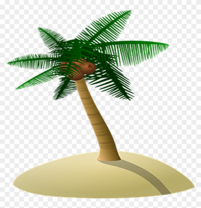 Arecaceae Coconut Tree Island Free Download Png Hq - Gambar Pohon Kelapa Kartun Clipart #826388