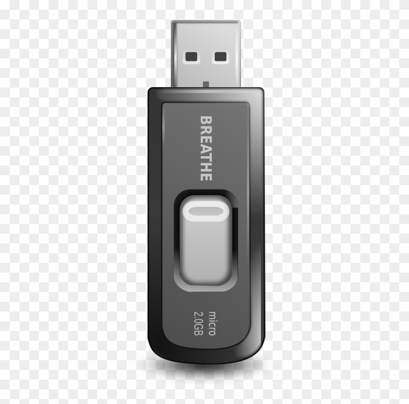 Breathe Drive Removable Media Usb Pendrive - Usb Flash Drive Clipart #826415