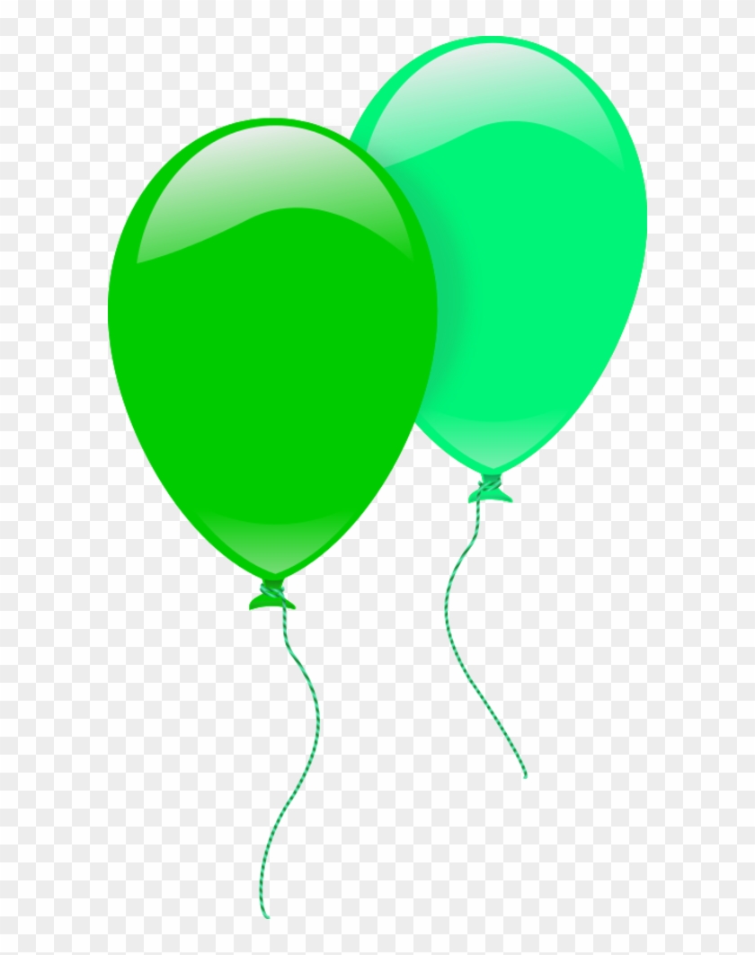 Green Balloons Clipart - Pink And Purple Balloons Clipart - Png Download #826735