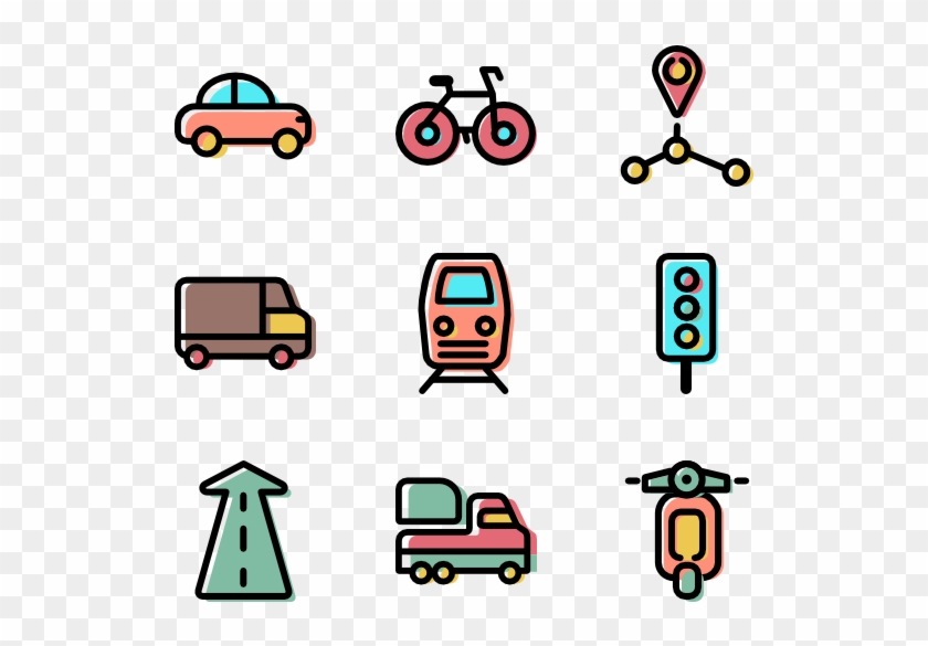 Color Travel And Transport Assets Clipart