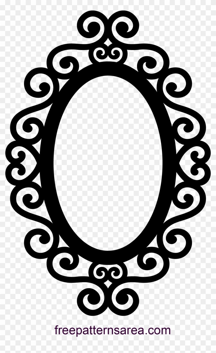 1245 X 1981 5 - Oval Frame Template Clipart